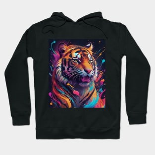 Relaxed Powerful Tiger Cat Hoodie